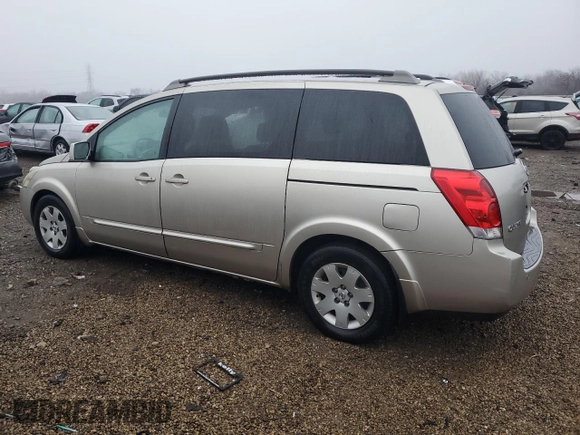 2005 Nissan Quest SL with VIN 5N1BV28U85N101774, listed as a Copart auction lot 84870634 with 118,181 mi miles and Salvage Title. Bid and sale history available at carsss.com. Image 2.