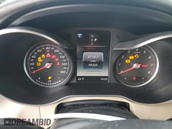 2019 Mercedes-Benz GLC 300 z VIN WDC0G4KB9KV161416, wystawiony jako Copart lot #55402965 z przebiegiem 99 335 mil mil oraz Szkoda całkowita • Salvage title. Historia ofert i sprzedaży dostępna na DreamBid. Obrazek 9.