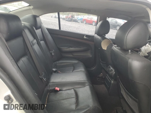 2007 Infiniti G35 Sedan Journey with VIN JNKBV61E07M717071, listed as a Copart auction lot 51169265 with 265,460 mi miles and Salvage Title. Bid and sale history available at carsss.com. Image 10.