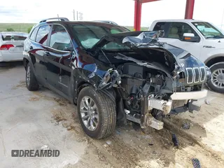 2021 Jeep Cherokee Latitude Lux with VIN 1C4PJMMXXMD158385, listed as a IAAI auction lot 42413514 with 86,163 mi miles and . Bid and sale history available at DreamBid. Image 1.