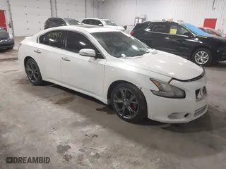 2014 Nissan Maxima 3.5 S with VIN 1N4AA5AP8EC908623, listed as a IAAI auction lot 41751451 with 157,167 mi miles. Bid and sale history available at carsss.com. Image 1.