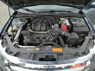 2012 Ford Fusion SEL with VIN 3FAHP0JG3CR118368, listed as a Copart auction lot 62387845 with 185,305 mi miles and Salvage title. Bid and sale history available at DreamBid. Image 11.