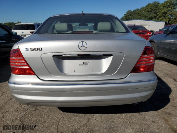 2006 Mercedes-Benz S-Class 5.0L with VIN WDBNG75J06A483468, listed as a Copart auction lot 74418814 with 36,623 mi miles and Salvage Title. Bid and sale history available at carsss.com. Image 6.