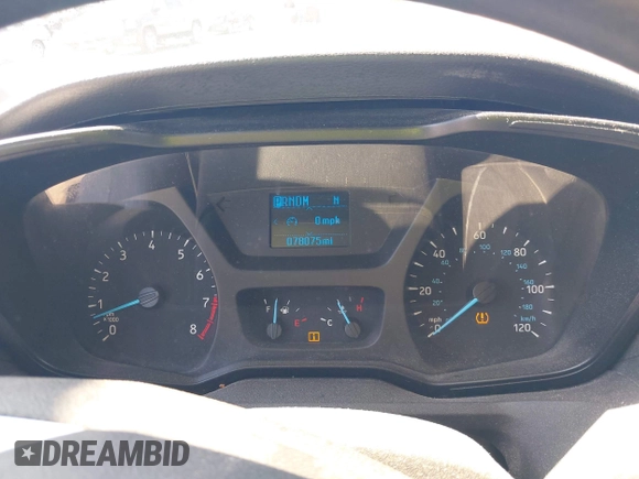 2019 Ford Transit with VIN 1FTYR2CM3KKA87418, listed as a IAAI auction lot 42078907 with 78,075 mi miles. Bid and sale history available at carsss.com. Image 7.