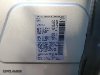 2024 Nissan Pathfinder SV with VIN 5N1DR3BAXRC296506, listed as a Copart auction lot 45671725 with 12,089 mi miles and Non Repairable. Bid and sale history available at carsss.com. Image 13.