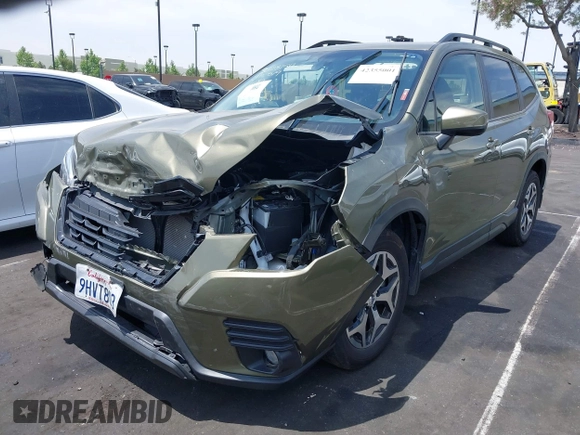 2023 Subaru Forester Premium with VIN JF2SKAECXPH510817, listed as a IAAI auction lot 42355001 with 26,052 mi miles and . Bid and sale history available at DreamBid. Image 2.