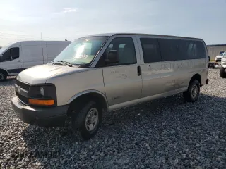 2004 Chevrolet Express Passenger с VIN 1GAHG39U741128458, выставлен на аукционе Copart как лот 64436215 с пробегом 118 387 миль миль и Списание • Salvage title. История ставок и продаж доступна на DreamBid. Изображение 1.