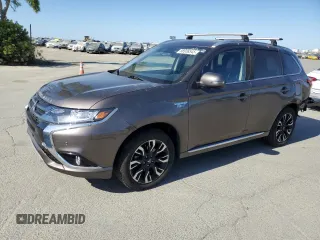 2018 Mitsubishi Outlander SEL with VIN JA4J24A50JZ067348, listed as a Copart auction lot 58938545 with 75,842 mi miles and Salvage title. Bid and sale history available at DreamBid. Image 1.