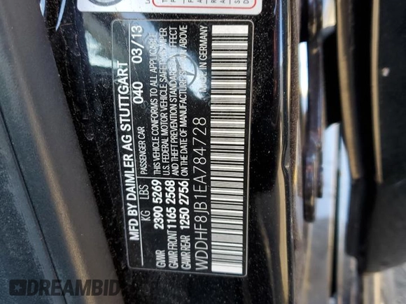 2014 Mercedes-Benz E-Class E 350 Luxury with VIN WDDHF8JB1EA784728, listed as a Copart auction lot 49074525 with 112,527 mi miles and Salvage Title. Bid and sale history available at carsss.com. Image 13.