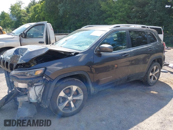 2019 Jeep Cherokee Limited with VIN 1C4PJMDX7KD491415, listed as a IAAI auction lot 39667583 with 65,502 mi miles and . Bid and sale history available at DreamBid. Image 2.