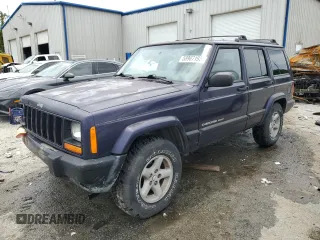 1999 Jeep Cherokee Sport z VIN 1J4FT68S6XL586023, wystawiony jako Copart lot #58907195 z przebiegiem 391 932 mil mil oraz Szkoda całkowita • Salvage title. Historia ofert i sprzedaży dostępna na DreamBid. Obrazek 1.