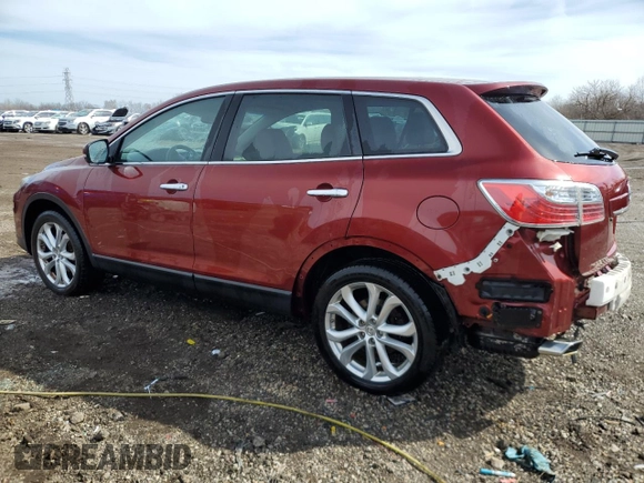 2012 Mazda CX-9 Grand Touring with VIN JM3TB3DA7C0368120, listed as a Copart auction lot 49294975 with 98,071 mi miles and Salvage Title. Bid and sale history available at DreamBid. Image 2.