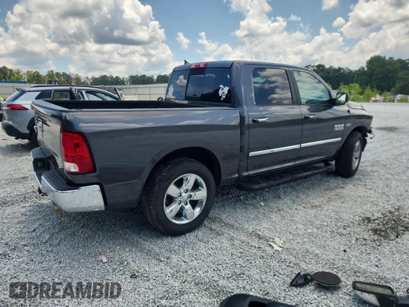 2016 Ram 1500 Lone Star with VIN 1C6RR6LT0GS221609, listed as a Copart auction lot 62745735 with 139,390 mi miles and Salvage title. Bid and sale history available at DreamBid. Image 3.