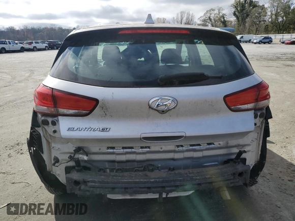 2018 Hyundai Elantra GT GL with VIN KMHH35LE6JU026557, listed as a Copart auction lot 80150284 with 50,295 mi miles and Salvage Title. Bid and sale history available at carsss.com. Image 6.