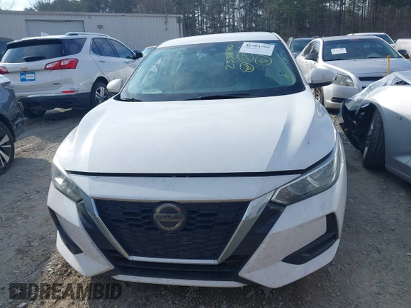 2020 Nissan Sentra S with VIN 3N1AB8BV1LY233890, listed as a IAAI auction lot 41504799 with 59,491 mi miles. Bid and sale history available at carsss.com. Image 12.