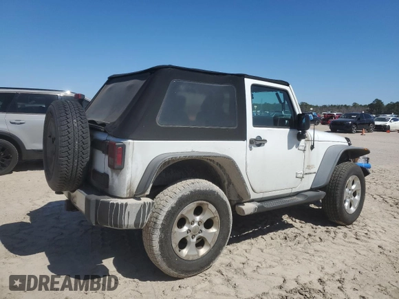 2014 Jeep Wrangler Sahara with VIN 1C4AJWBGXEL214269, listed as a Copart auction lot 47678045 with 283,634 mi miles and Clean Title. Bid and sale history available at DreamBid. Image 3.