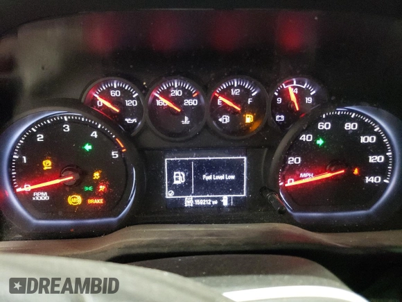2020 Chevrolet Silverado 3500HD Work Truck with VIN 1GC4YSEY1LF206899, listed as a Copart auction lot 88090835 with 159,212 mi miles and Salvage Title. Bid and sale history available at carsss.com. Image 9.