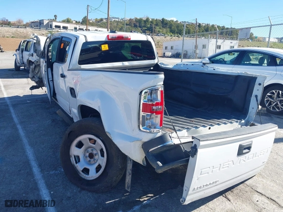 2021 Chevrolet Colorado 2WD Work Truck with VIN 1GCGSBEN9M1172245, listed as a IAAI auction lot 41817191 with 1 mi miles. Bid and sale history available at carsss.com. Image 3.