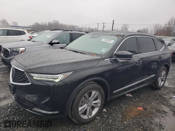 2023 Acura MDX with VIN 5J8YE1H36PL028064, listed as a Copart auction lot 81666304 with 16,586 mi miles and Salvage Title. Bid and sale history available at carsss.com. Image 1.