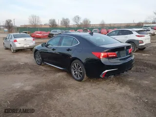 2018 Acura TLX w/Technology Pkg with VIN 19UUB2F52JA007703, listed as a IAAI auction lot 41427535 with 98,775 mi miles. Bid and sale history available at carsss.com. Image 3.