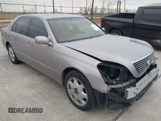 2001 Lexus LS 430 with VIN JTHBN30F210015017, listed as a IAAI auction lot 41318606 with 173,409 mi miles. Bid and sale history available at carsss.com. Image 1.