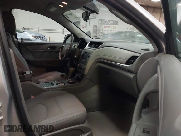 2013 Chevrolet Traverse LS with VIN 1GNKVFKD7DJ138235, listed as a IAAI auction lot 41666011 with 134,731 mi miles and . Bid and sale history available at DreamBid. Image 5.