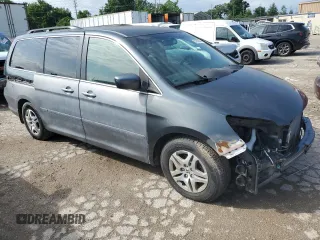 2005 Honda Odyssey EX with VIN 5FNRL38405B409311, listed as a Copart auction lot 55658634 with 189,322 mi miles and Clean Title. Bid and sale history available at carsss.com. Image 4.