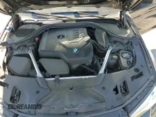 2021 BMW 5 Series 530i with VIN WBA53BH01MCF98598, listed as a Copart auction lot 69694775 with 58,456 mi miles and Salvage title. Bid and sale history available at DreamBid. Image 13.