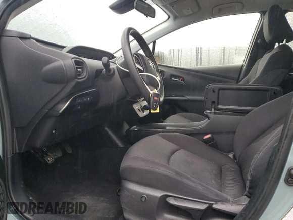 2017 Toyota Prius Two z VIN JTDKBRFU0H3056466, wystawiony jako Copart lot #56998045 z przebiegiem 67 056 mil mil oraz Szkoda całkowita • Salvage title. Historia ofert i sprzedaży dostępna na DreamBid. Obrazek 7.