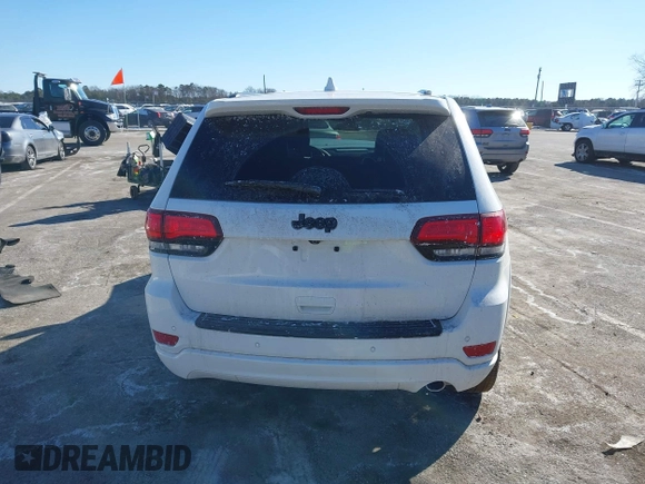 2021 Jeep Grand Cherokee Laredo X with VIN 1C4RJEAG0MC624799, listed as a IAAI auction lot 41409742 with 39,727 mi miles and . Bid and sale history available at DreamBid. Image 16.