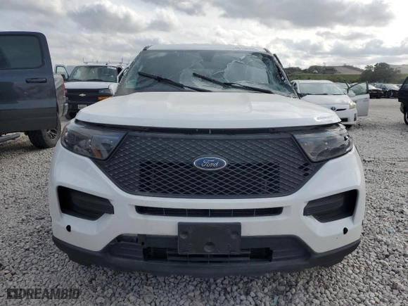 2020 Ford Police Interceptor Utility with VIN 1FM5K8AB1LGD18814, listed as a Copart auction lot 46196305 with 80,132 mi miles and Non Repairable. Bid and sale history available at carsss.com. Image 5.