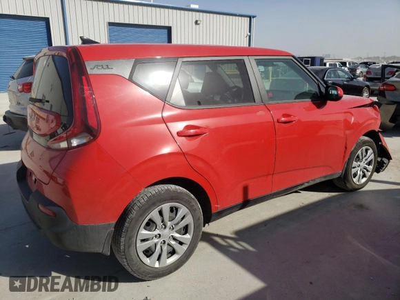 2022 Kia Soul LX with VIN KNDJ23AU6N7152252, listed as a Copart auction lot 48330905 with 45,259 mi miles and Salvage Title. Bid and sale history available at carsss.com. Image 3.
