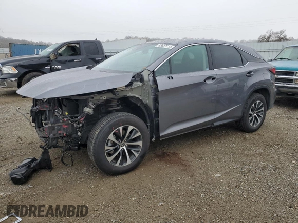 2021 Lexus RX with VIN 2T2AZMDA9MC258139, listed as a Copart auction lot 85681114 with 42,506 mi miles and Salvage Title. Bid and sale history available at carsss.com. Image 1.