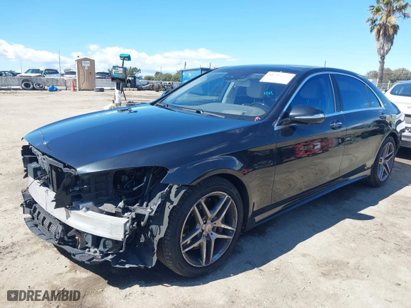 2015 Mercedes-Benz S-Class S 550 with VIN WDDUG8FB2FA115924, listed as a IAAI auction lot 41739215 with 91,348 mi miles. Bid and sale history available at carsss.com. Image 18.