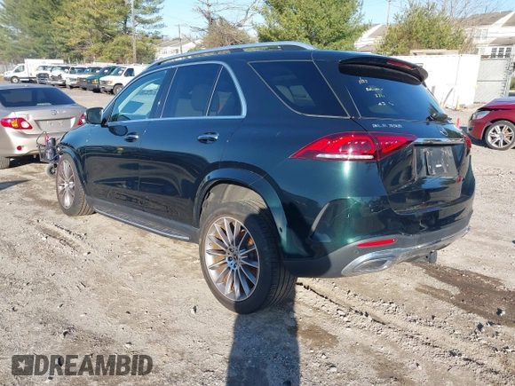 2022 Mercedes-Benz GLE 350 with VIN 4JGFB4KB3NA646818, listed as a IAAI auction lot 41805848 with 26,172 mi miles and . Bid and sale history available at DreamBid. Image 3.