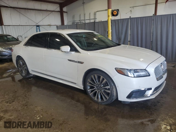 2017 Lincoln Continental Reserve with VIN 1LN6L9NP9H5600683, listed as a Copart auction lot 54504115 with 96,042 mi miles and Salvage title. Bid and sale history available at DreamBid. Image 4.