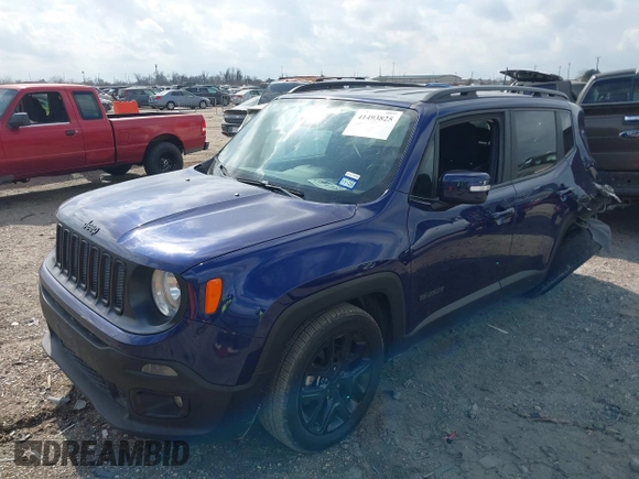 2018 Jeep Renegade Latitude with VIN ZACCJABBXJPJ06575, listed as a IAAI auction lot 41493825 with 155,994 mi miles and . Bid and sale history available at DreamBid. Image 19.