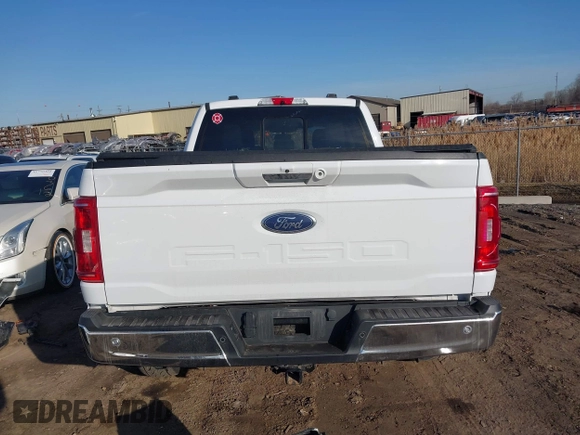 2023 Ford F-150 XL with VIN 1FTFW1ED5PFA32167, listed as a IAAI auction lot 41781357 with 23,745 mi miles. Bid and sale history available at carsss.com. Image 16.