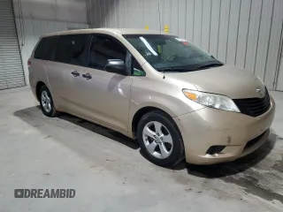 2011 Toyota Sienna with VIN 5TDZK3DC6BS043328, listed as a Copart auction lot 57793075 with 252,087 mi miles and Clean title. Bid and sale history available at DreamBid. Image 4.