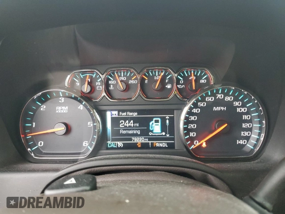 2020 GMC Yukon SLT with VIN 1GKS1BKC3LR168874, listed as a Copart auction lot 82103464 with 79,220 mi miles and Salvage Title. Bid and sale history available at DreamBid. Image 9.