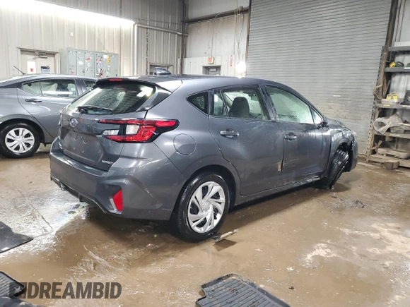 2024 Subaru Impreza with VIN JF1GUABC7R8299944, listed as a Copart auction lot 49964065 with 26,370 mi miles and Salvage Title. Bid and sale history available at carsss.com. Image 3.