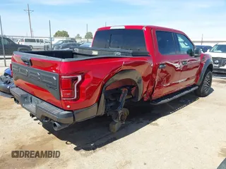 2020 Ford F-150 Raptor with VIN 1FTFW1RG9LFA36558, listed as a IAAI auction lot 41804510 with 64,328 mi miles and . Bid and sale history available at carsss.com. Image 4.
