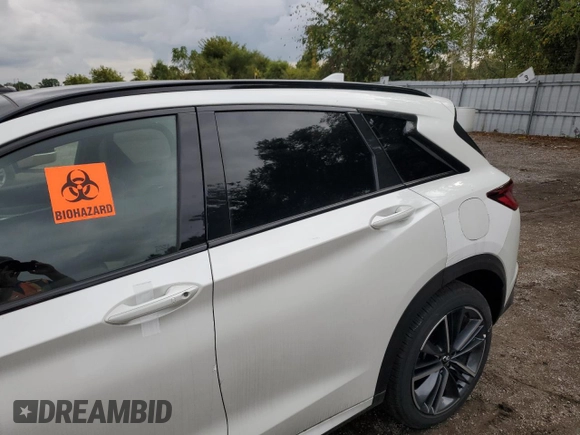 2024 Infiniti QX50 Sport with VIN 3PCAJ5FB1RF112330, listed as a Copart auction lot 72184384 with Not Provided miles and Non Repairable. Bid and sale history available at DreamBid. Image 10.
