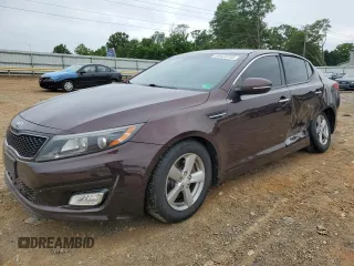 2015 Kia Optima LX z VIN 5XXGM4A70FG468890, wystawiony jako Copart lot #58433785 z przebiegiem 158 064 mil mil oraz Szkoda całkowita • Salvage title. Historia ofert i sprzedaży dostępna na DreamBid. Obrazek 1.
