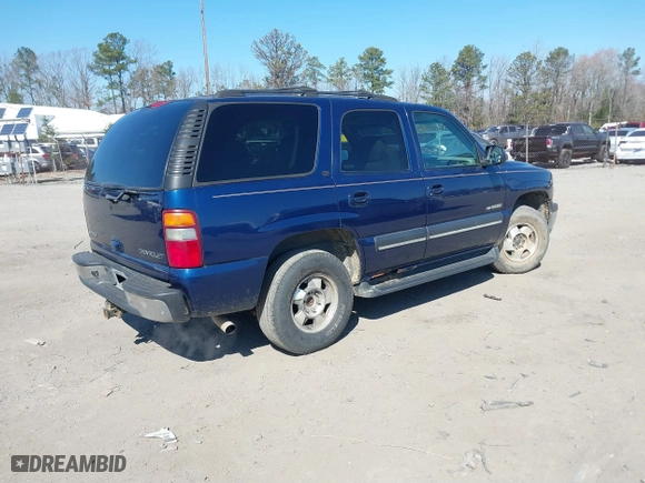 2002 Chevrolet Tahoe LT with VIN 1GNEK13Z62J160310, listed as a IAAI auction lot 41710379 with 154,873 mi miles. Bid and sale history available at carsss.com. Image 4.