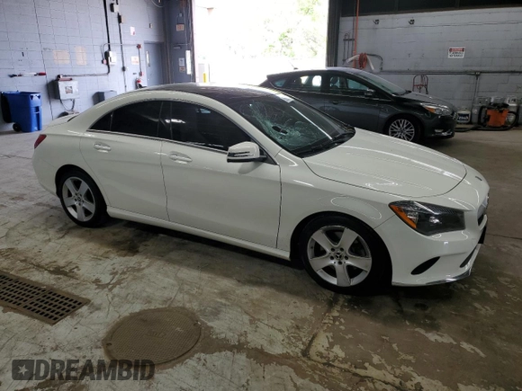 2018 Mercedes-Benz CLA 250 with VIN WDDSJ4GB3JN599846, listed as a Copart auction lot 59363425 with 67,935 mi miles and Salvage title. Bid and sale history available at DreamBid. Image 4.