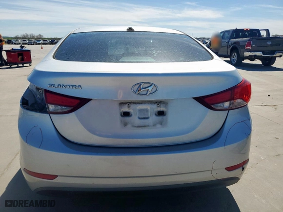 2015 Hyundai Elantra Limited with VIN 5NPDH4AE1FH650673, listed as a Copart auction lot 49244265 with 126,713 mi miles and Salvage Title. Bid and sale history available at carsss.com. Image 6.