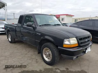 1999 Ford Ranger XL with VIN 1FTYR14X8XTA10015, listed as a IAAI auction lot 42068644 with 52,621 mi miles. Bid and sale history available at carsss.com. Image 1.