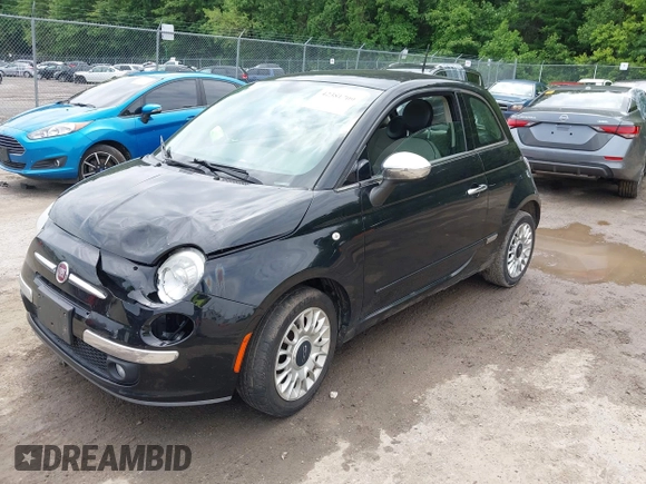 2013 FIAT 500 Lounge with VIN 3C3CFFCR8DT743107, listed as a IAAI auction lot 42381709 with 90,094 mi miles and . Bid and sale history available at DreamBid. Image 17.