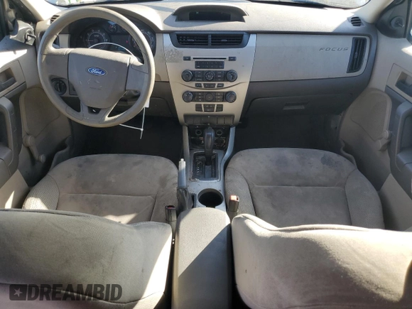 2008 Ford Focus S with VIN 1FAHP34N98W204669, listed as a Copart auction lot 46418445 with 197,594 mi miles and Salvage Title. Bid and sale history available at carsss.com. Image 8.